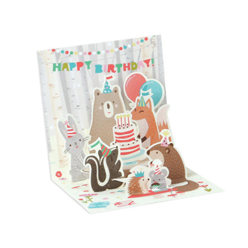 Woodland Birthday Pop-Up Card