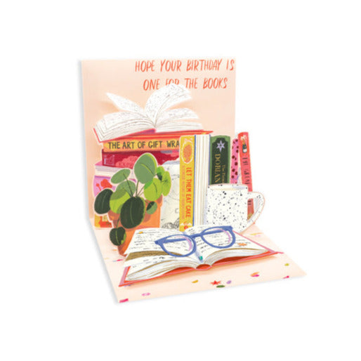 Literary Birthday Pop-Up Card