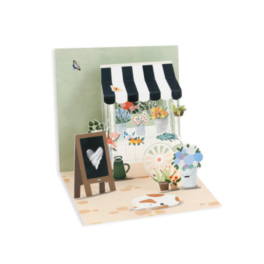 Flower Cart Pop-Up Card