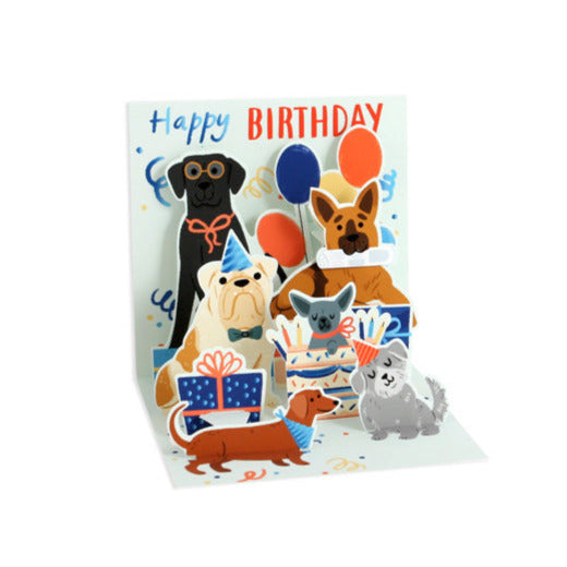 Woof Party Pop-Up Card