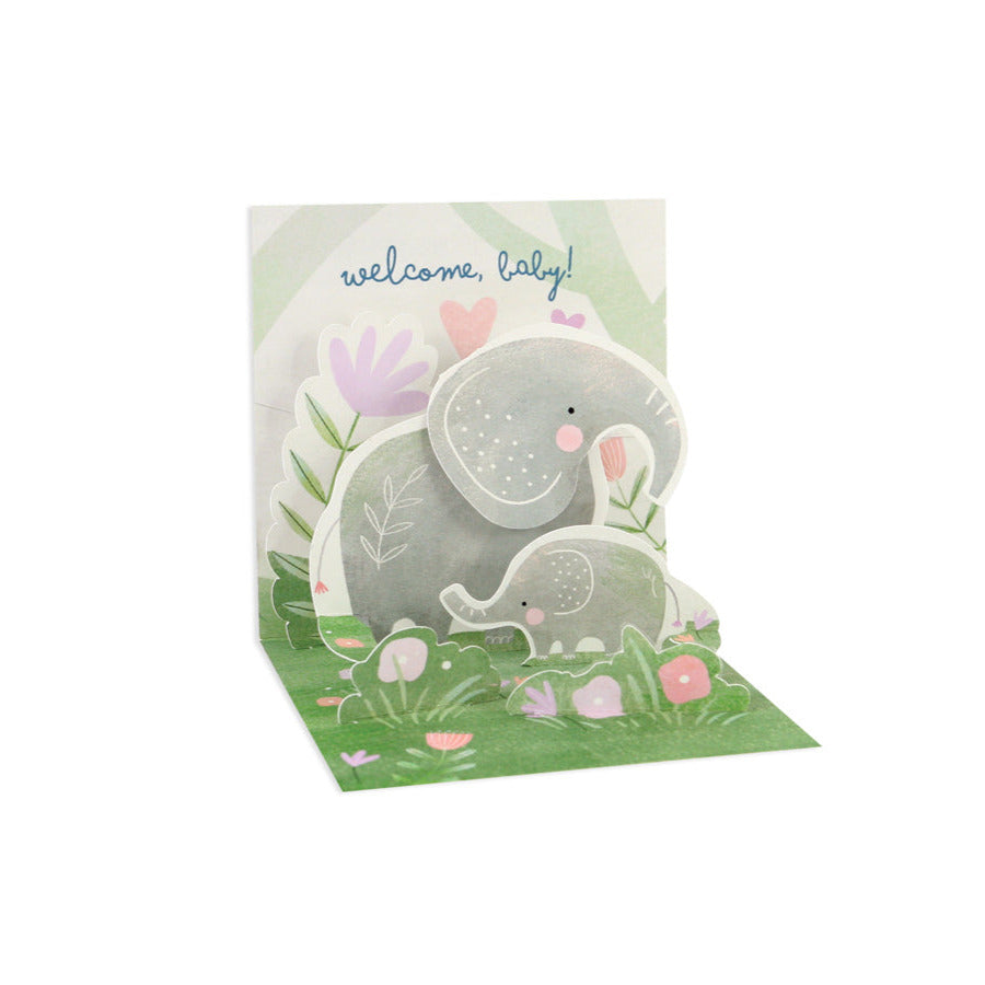 Baby Elephant Pop-Up Card Sale