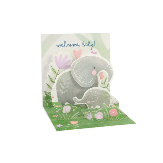 Baby Elephant Pop-Up Card Sale