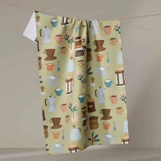 Coffee Lover Tea Towel