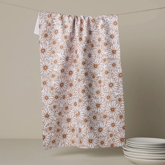 Daisy Trail Tea Towel