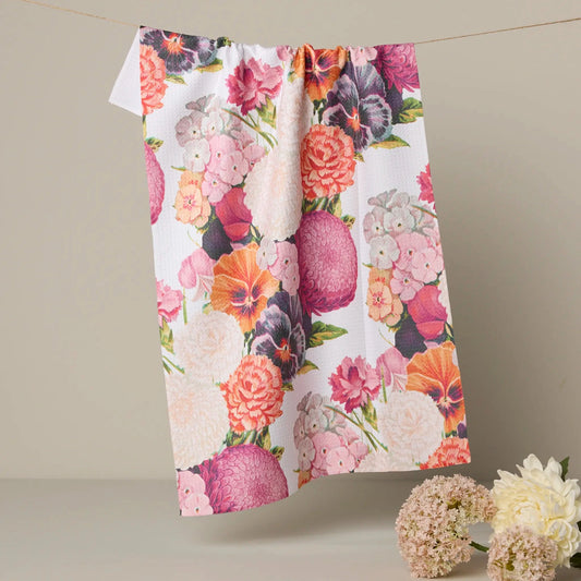 Ecstatic Blooms Tea Towel