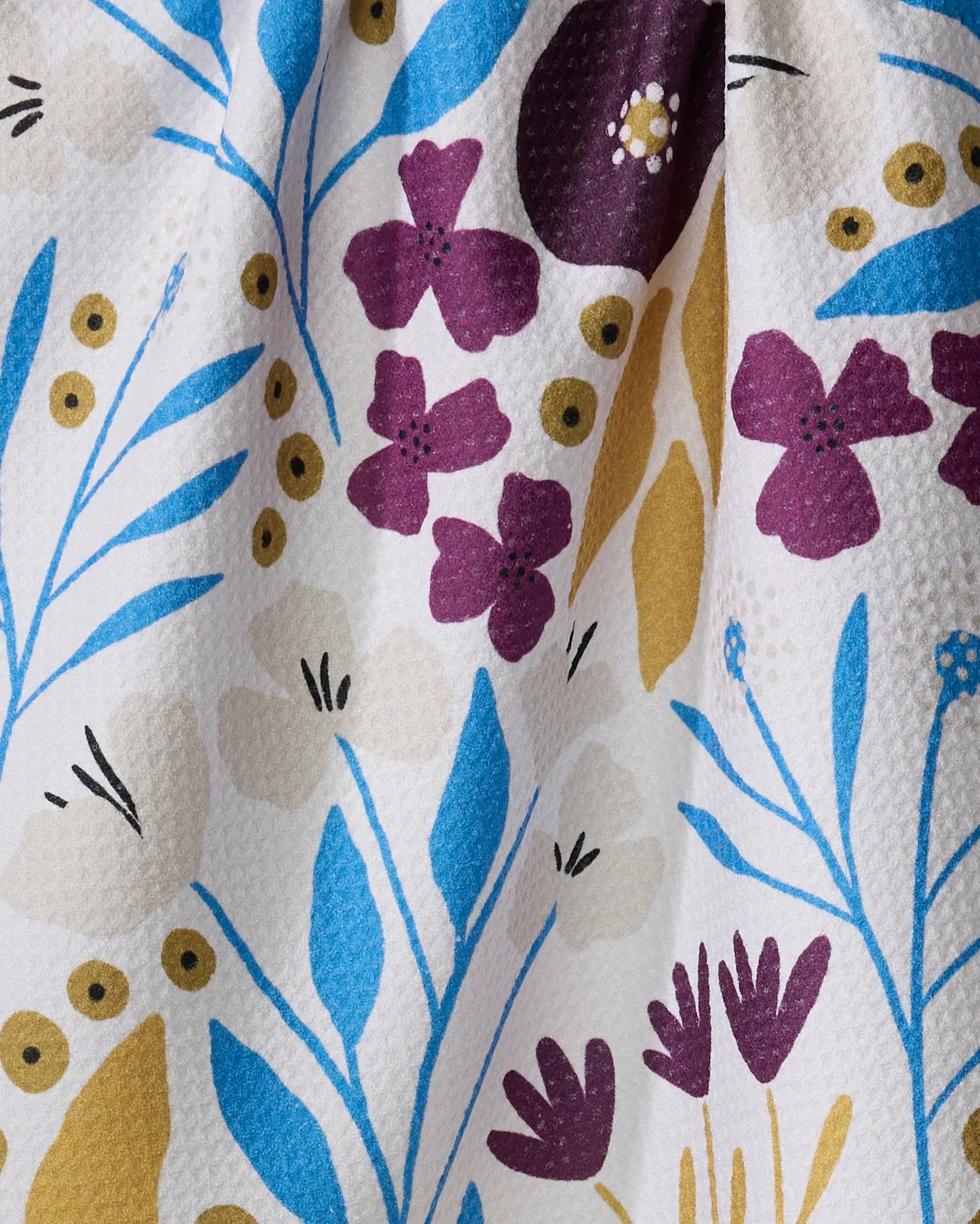 Fiona Dark Maroon Tea Towel