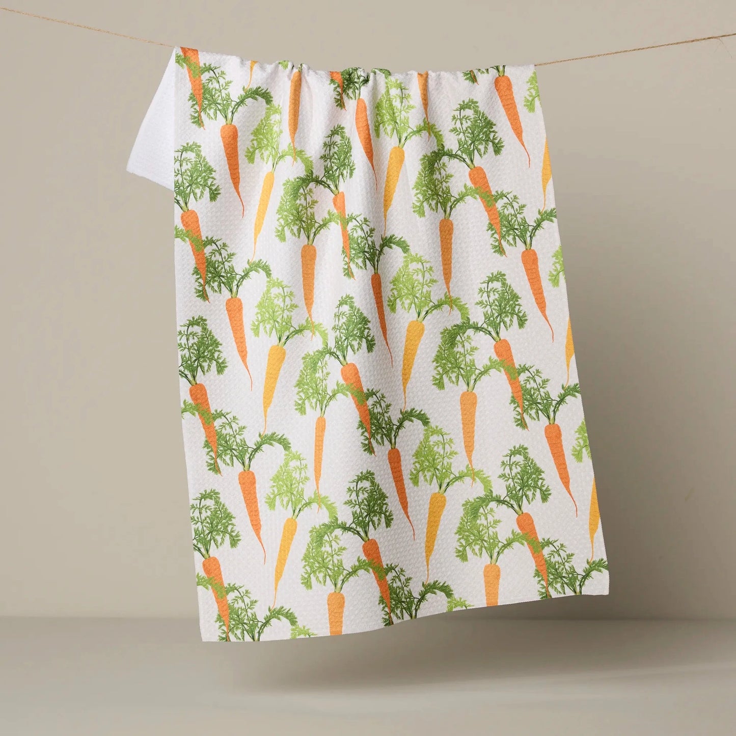 Happy Carrots Tea Towel