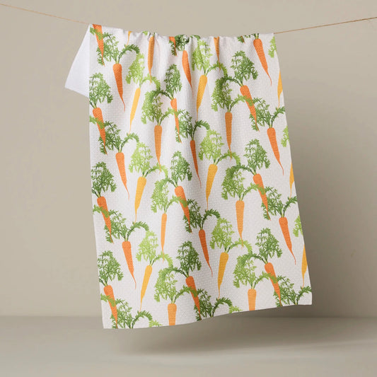 Happy Carrots Tea Towel