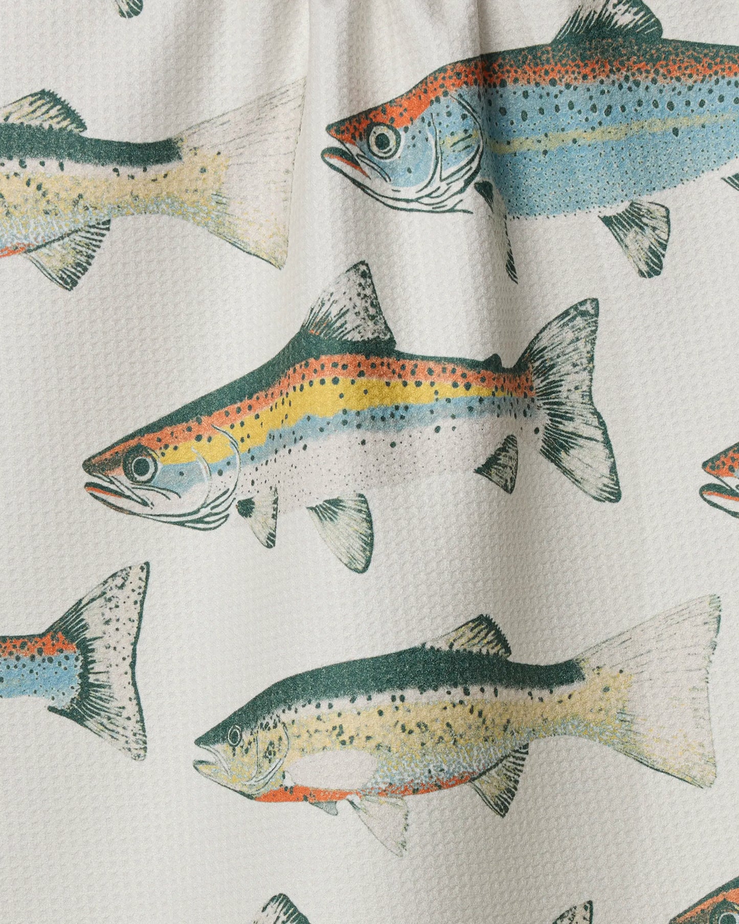 Hooked on Fishing Tea Towel