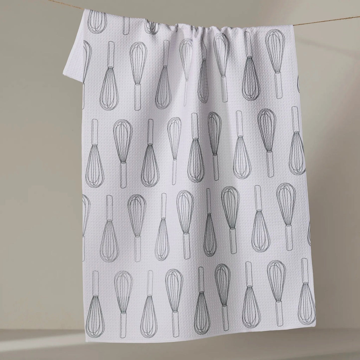 Kitchen Whisks Tea Towel