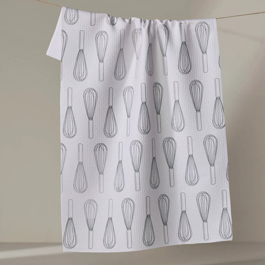 Kitchen Whisks Tea Towel