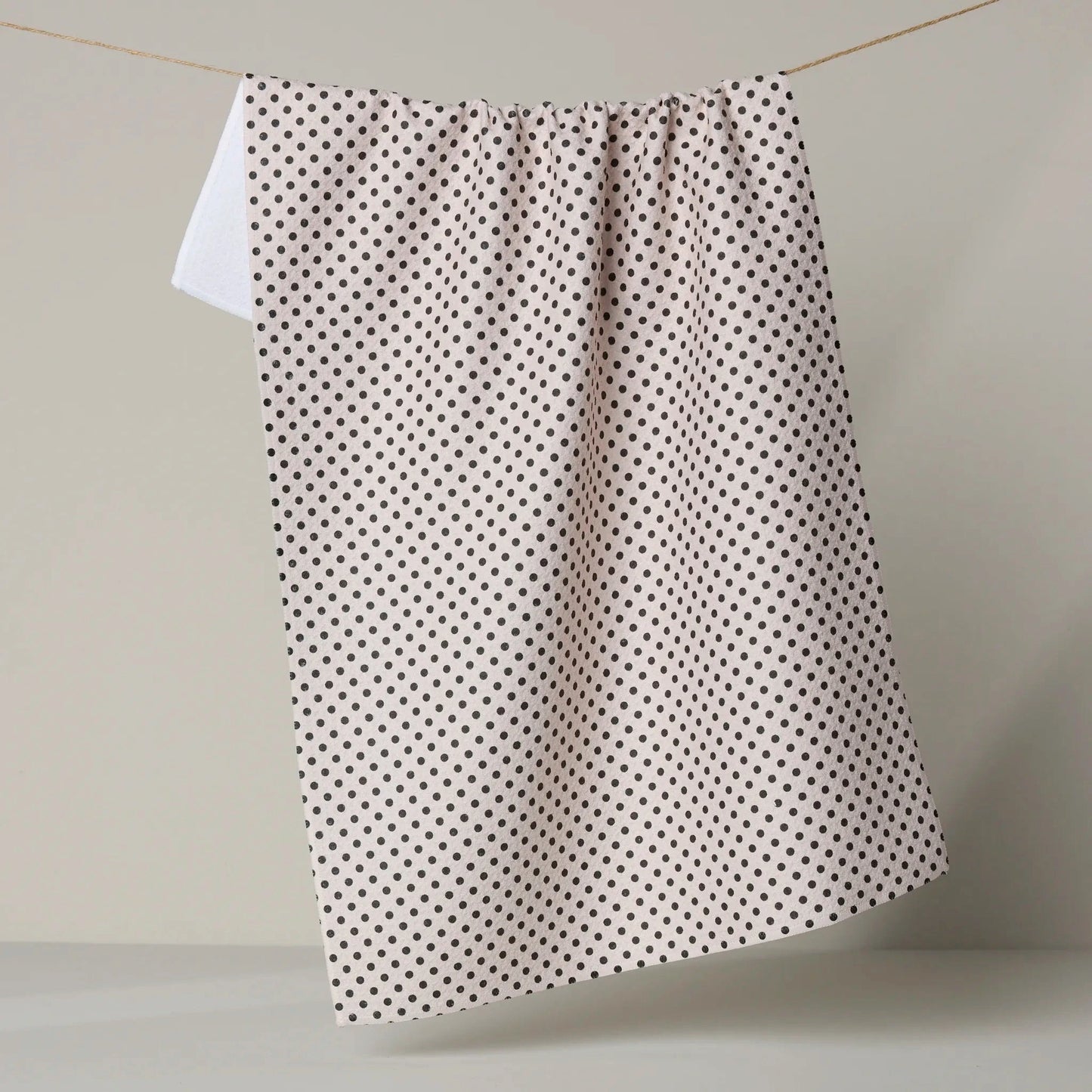 Saddle Off White Tea Towel