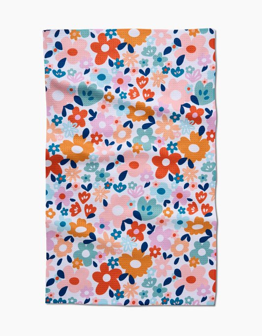Whimsey Floral Tea Towel