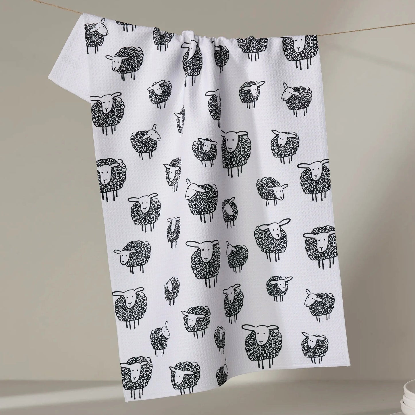 Wooly Sheep Tea Towel