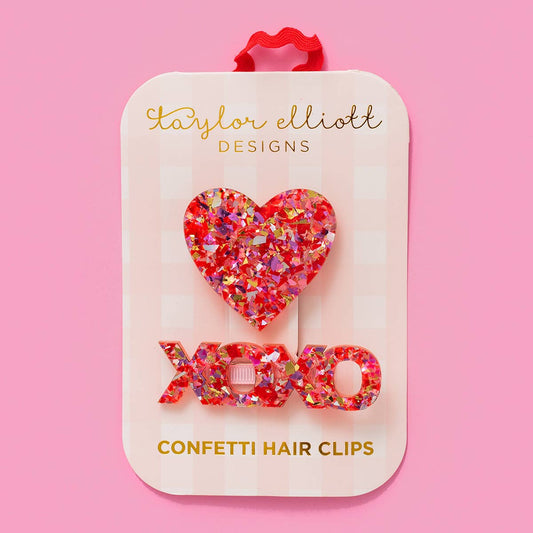 Heart + XOXO Hair Clips Sale