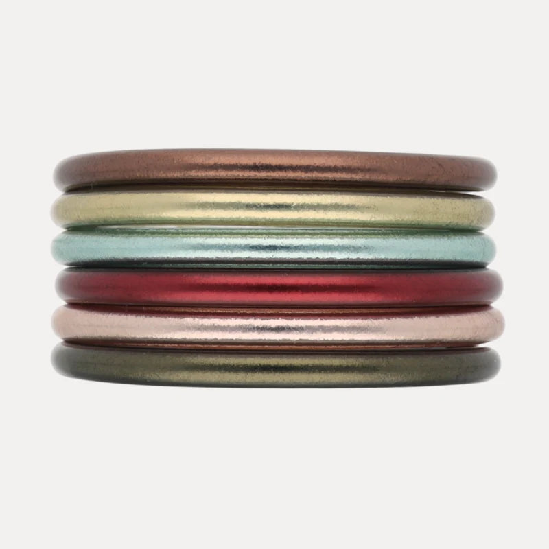 The Autumn All Weather Bangles Stack