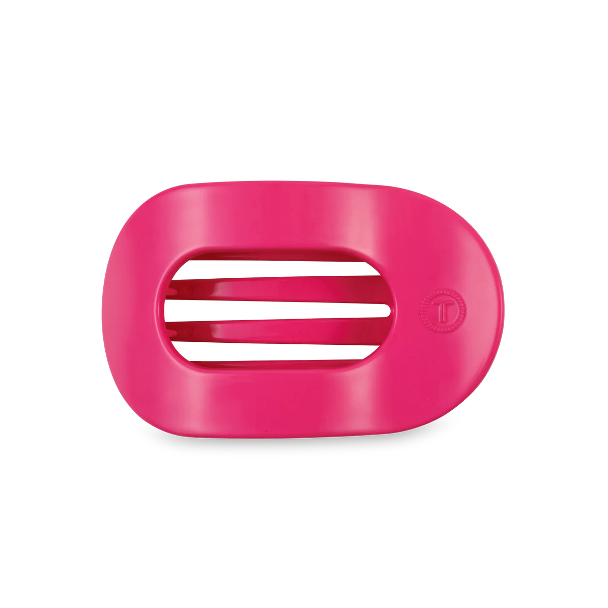 Teleties Medium Flat Round Clip Tropical Punch