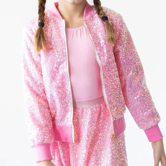 Bubblegum Pink Sequin Jacket