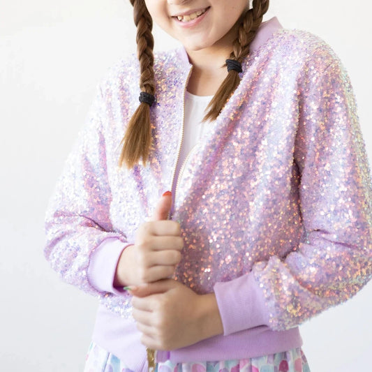 Lavender Sequin Jacket