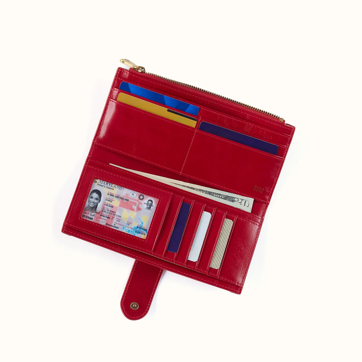 Dunn Continental Wallet True Red