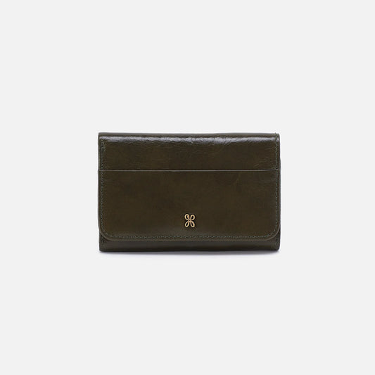 Jill Trifold Wallet Deep Moss