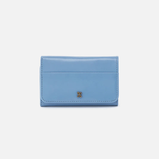 Jill Trifold Wallet Faded Denim