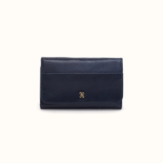 Jill Ink Navy Trifold Wallet