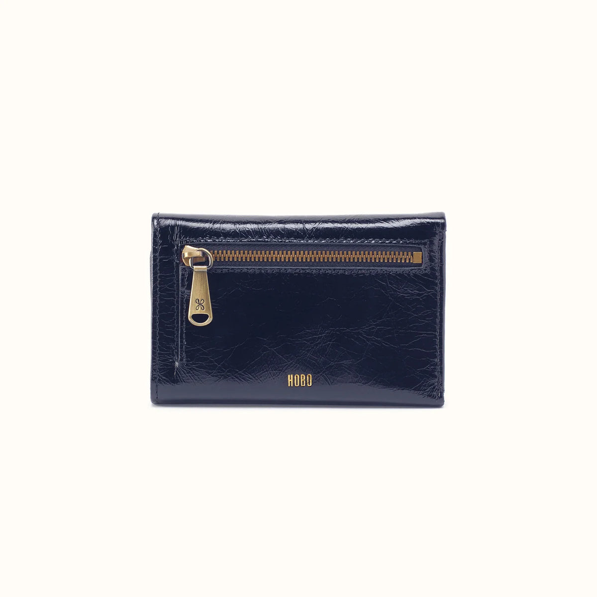 Jill Ink Navy Trifold Wallet