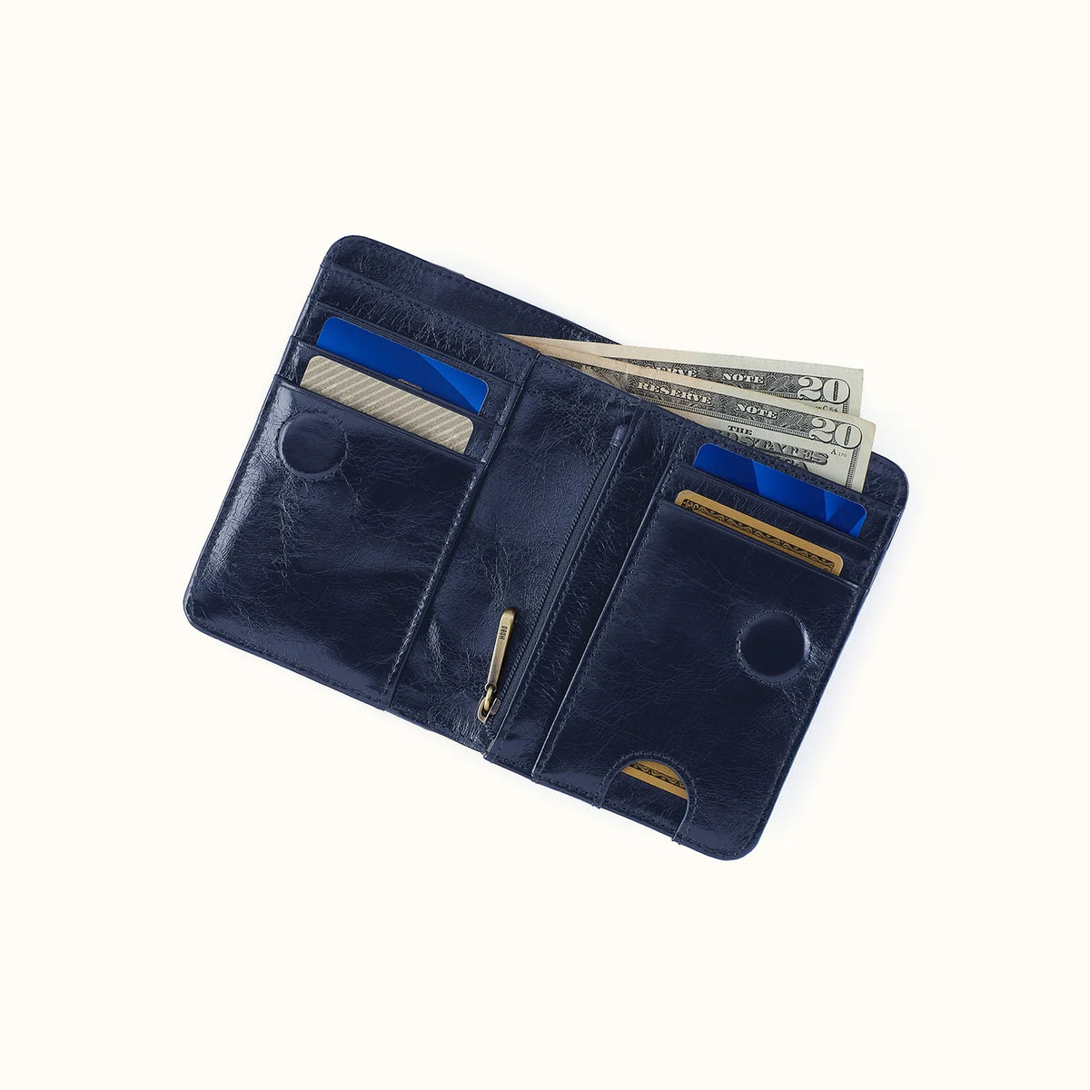 Jill Ink Navy Bifold Wallet