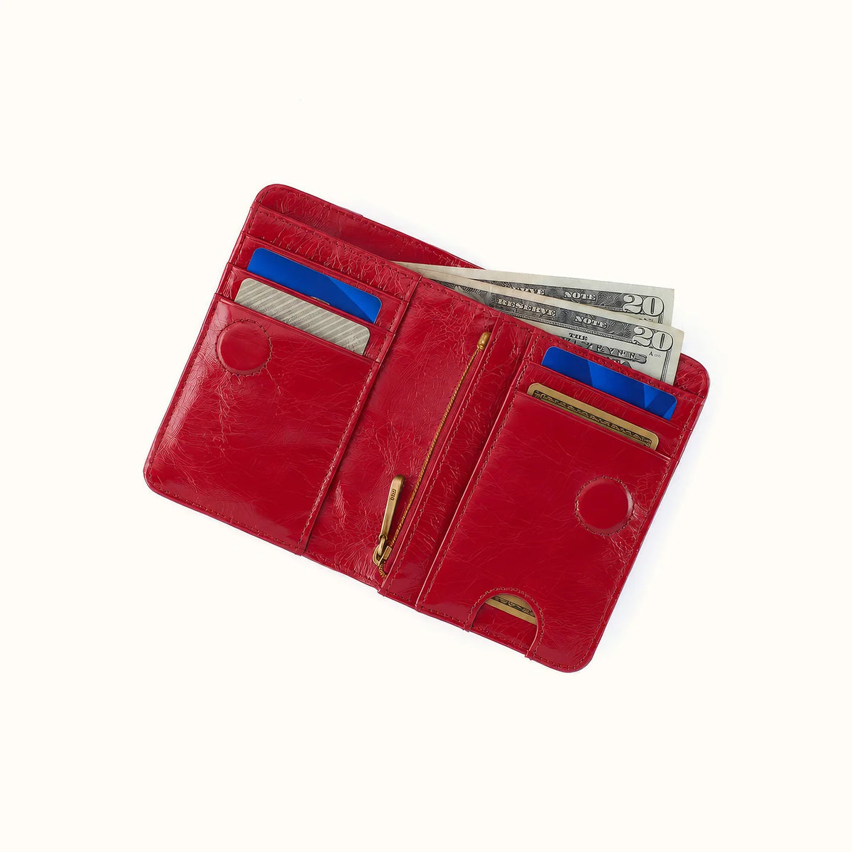 Jill Bifold Wallet True Red