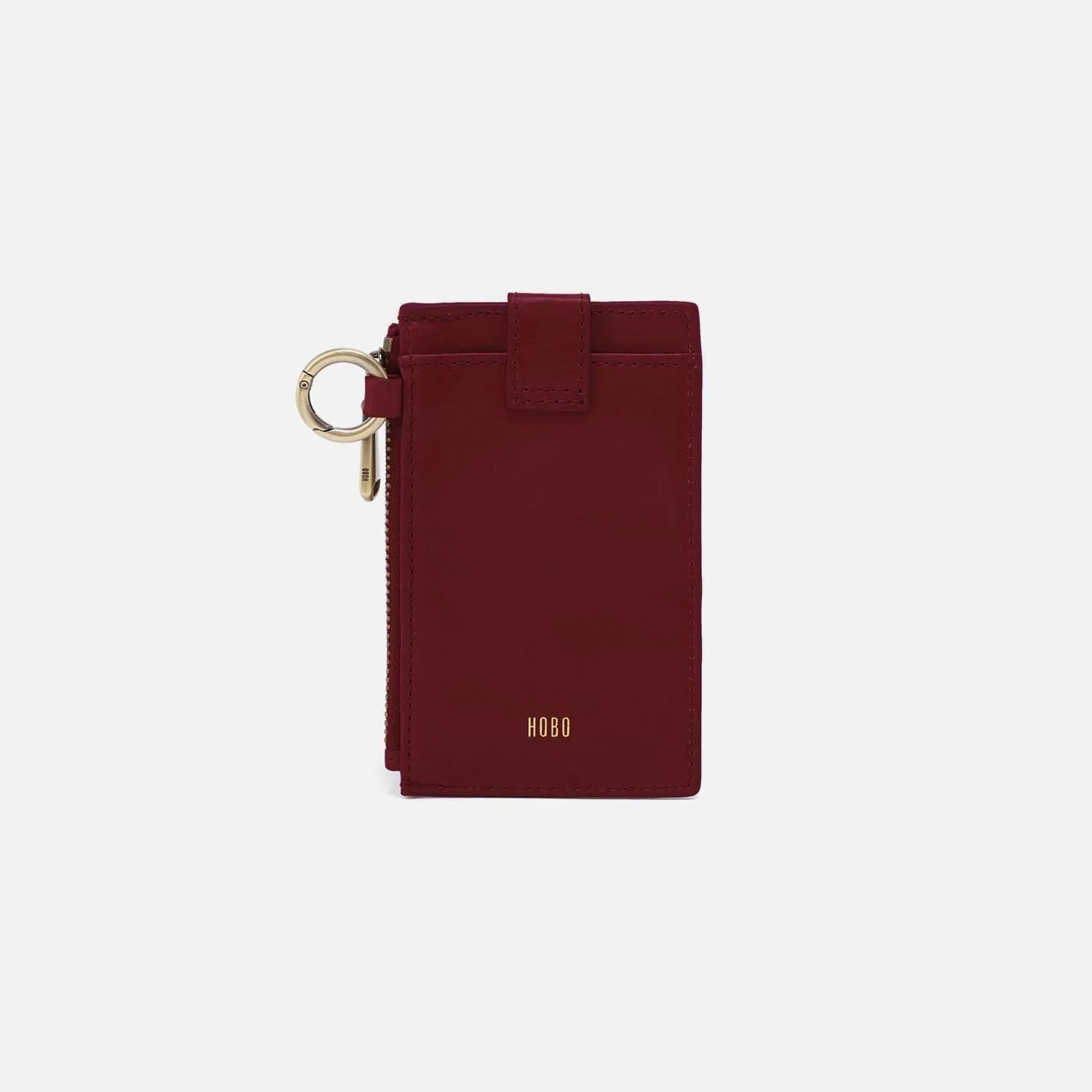 Ring Credit Card Wristlet Saddleberry