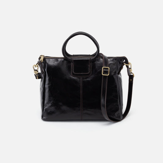 Sheila Medium Satchel Black