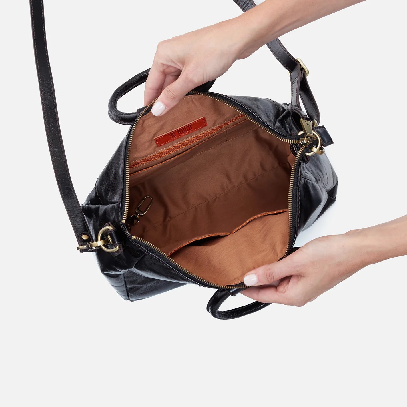 Sheila Medium Satchel Black