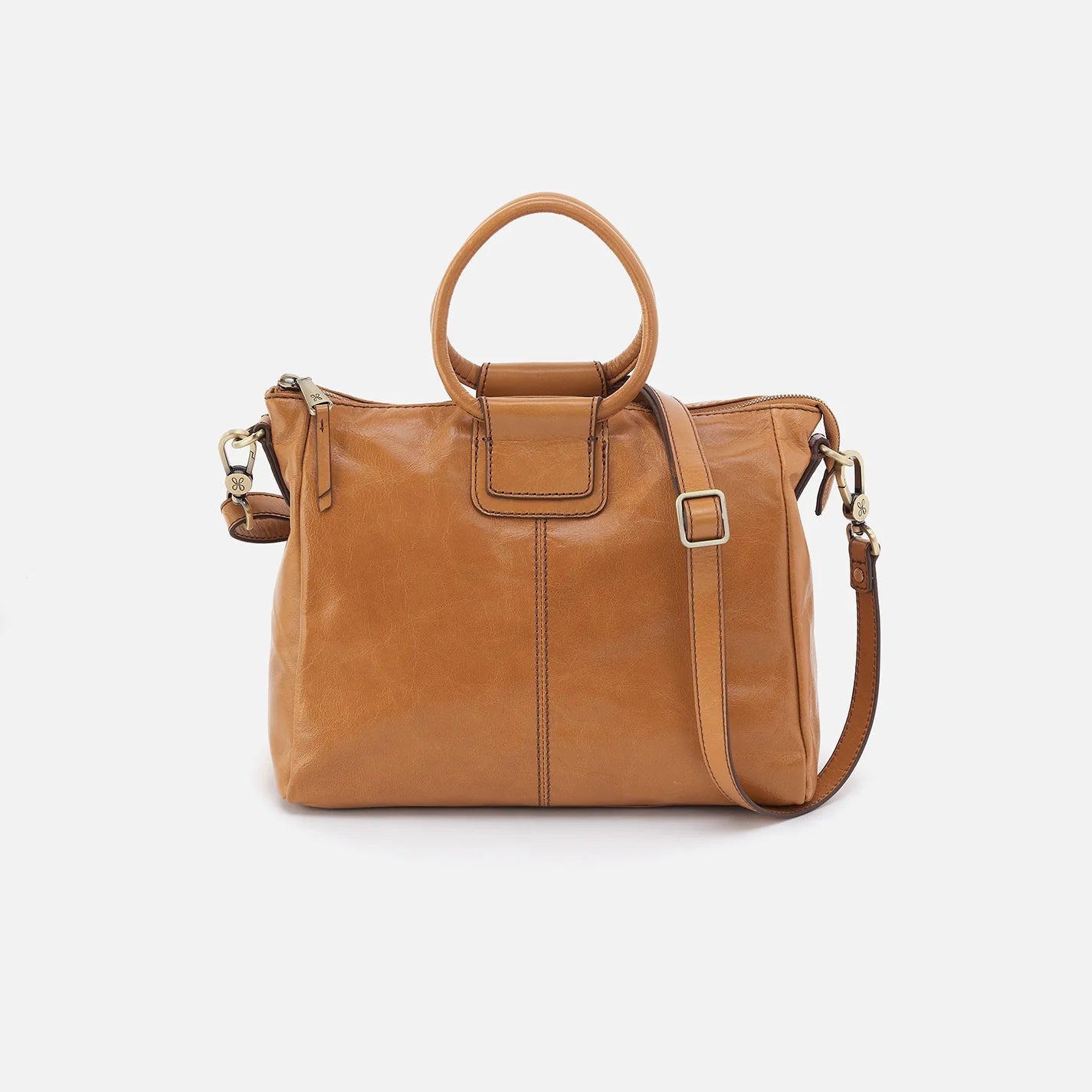 Sheila Medium Satchel Natural