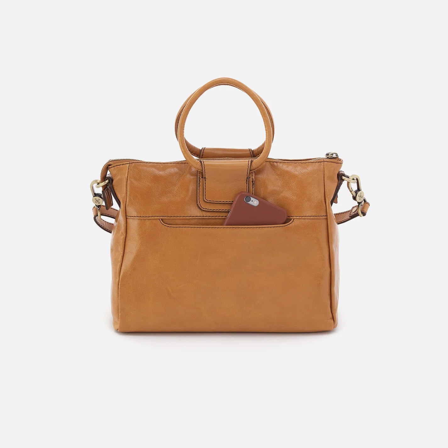 Sheila Medium Satchel Natural