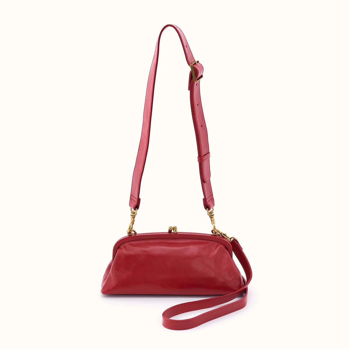 Alba Frame Small Shoulder Bag True Red