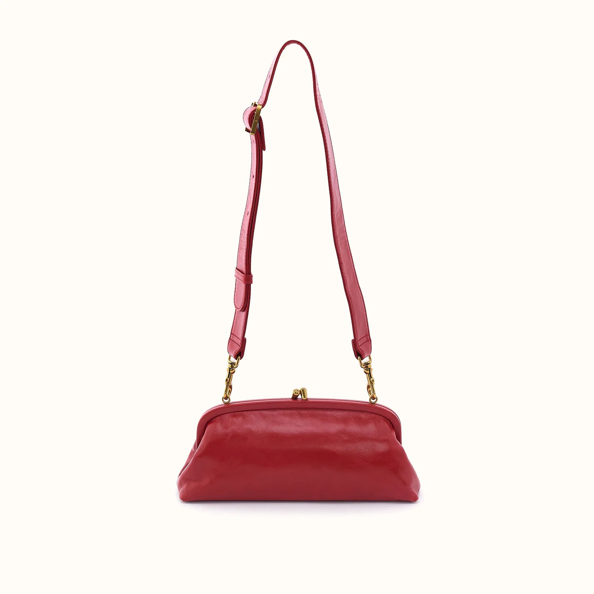 Alba Frame Small Shoulder Bag True Red