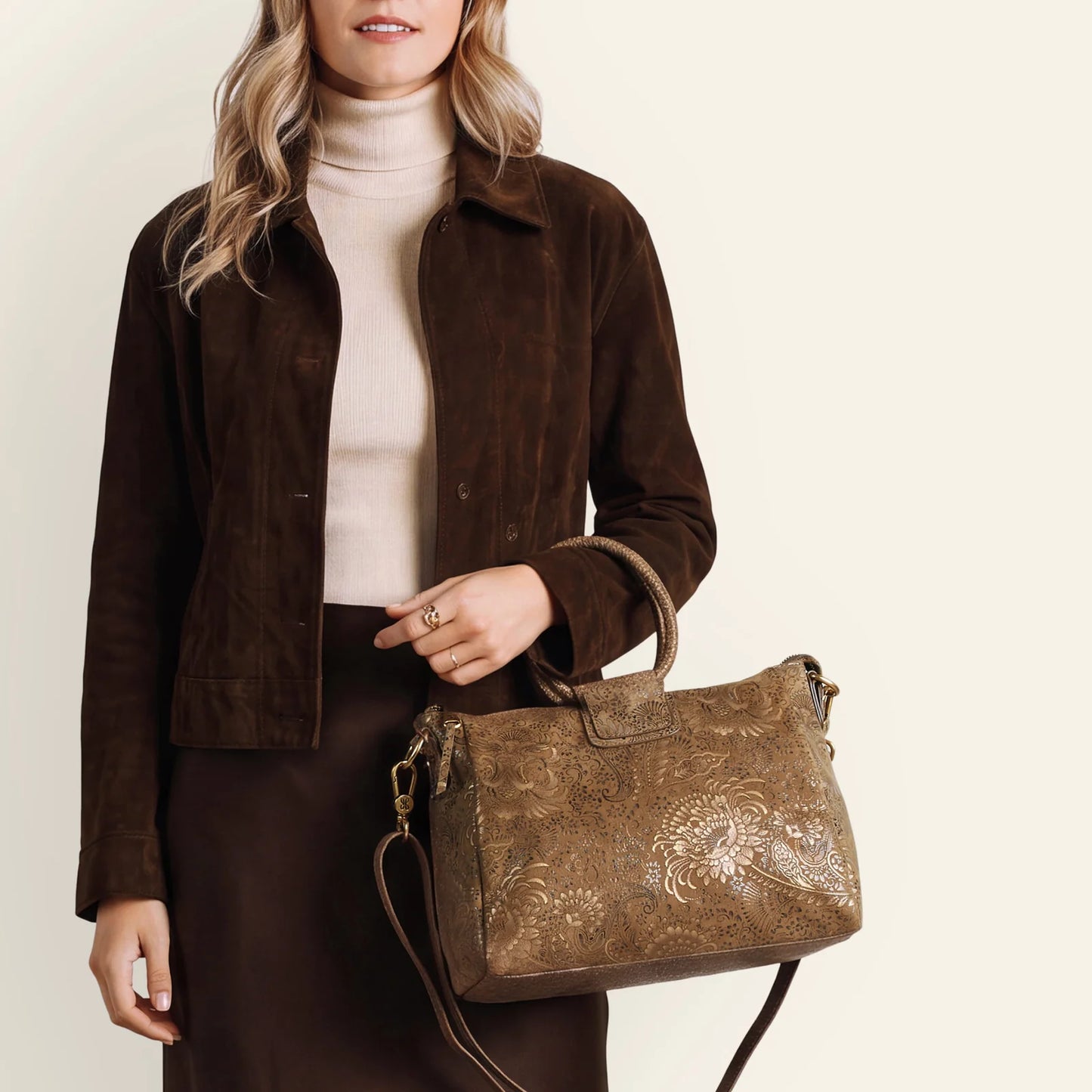 Sheila Mink Folklore Medium Satchel
