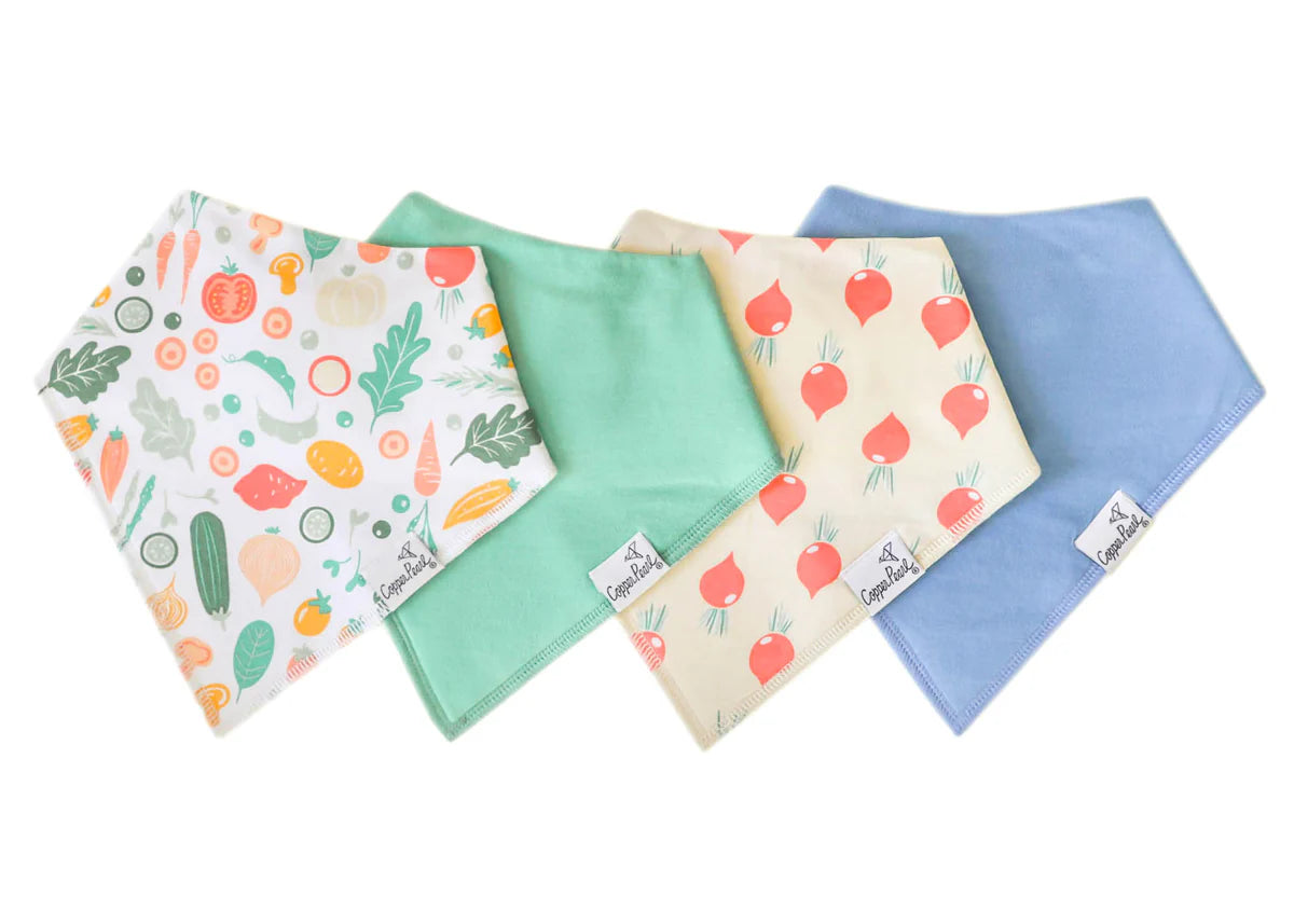 Bandana Bibs Set of 4 Veggies