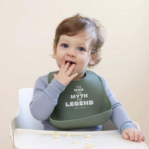Man Myth Wonder Bib