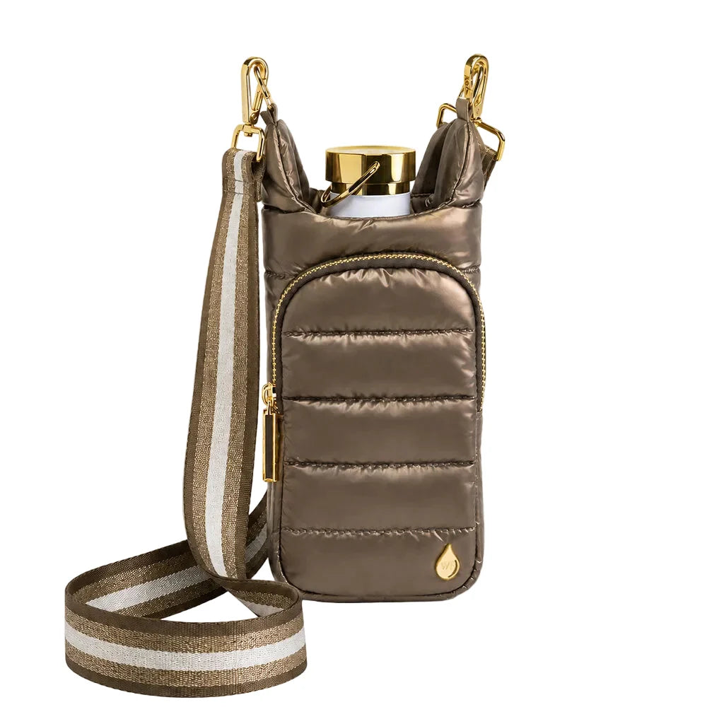 Bronze Shiny HydroBag® with Gold Hardware