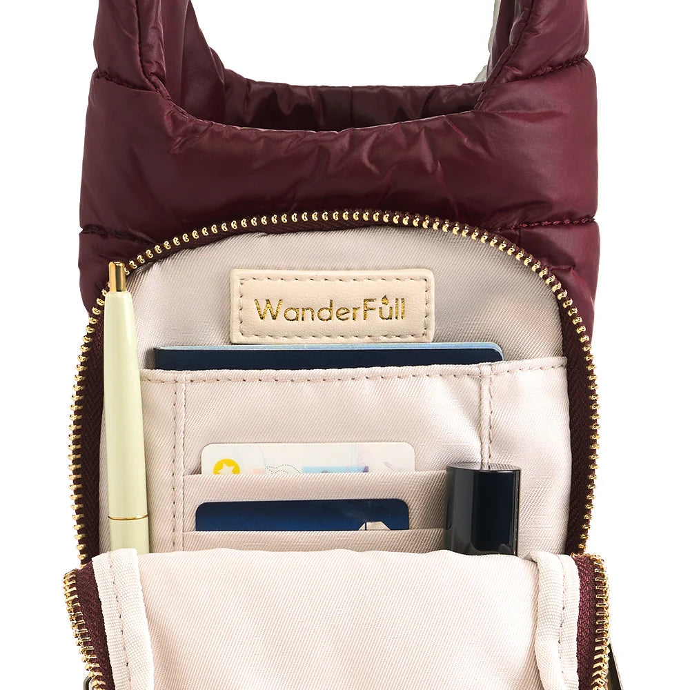 Dark Cherry HydroBag® with Gold Hardware