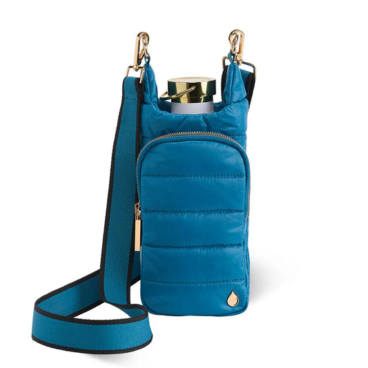 HydroBag Teal with Teal and Black Striped Strap