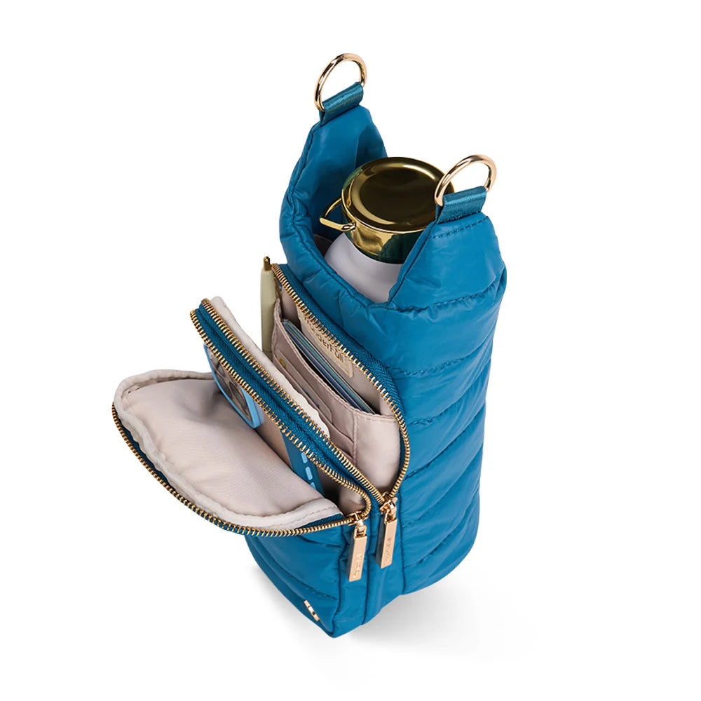 HydroBag Teal with Teal and Black Striped Strap