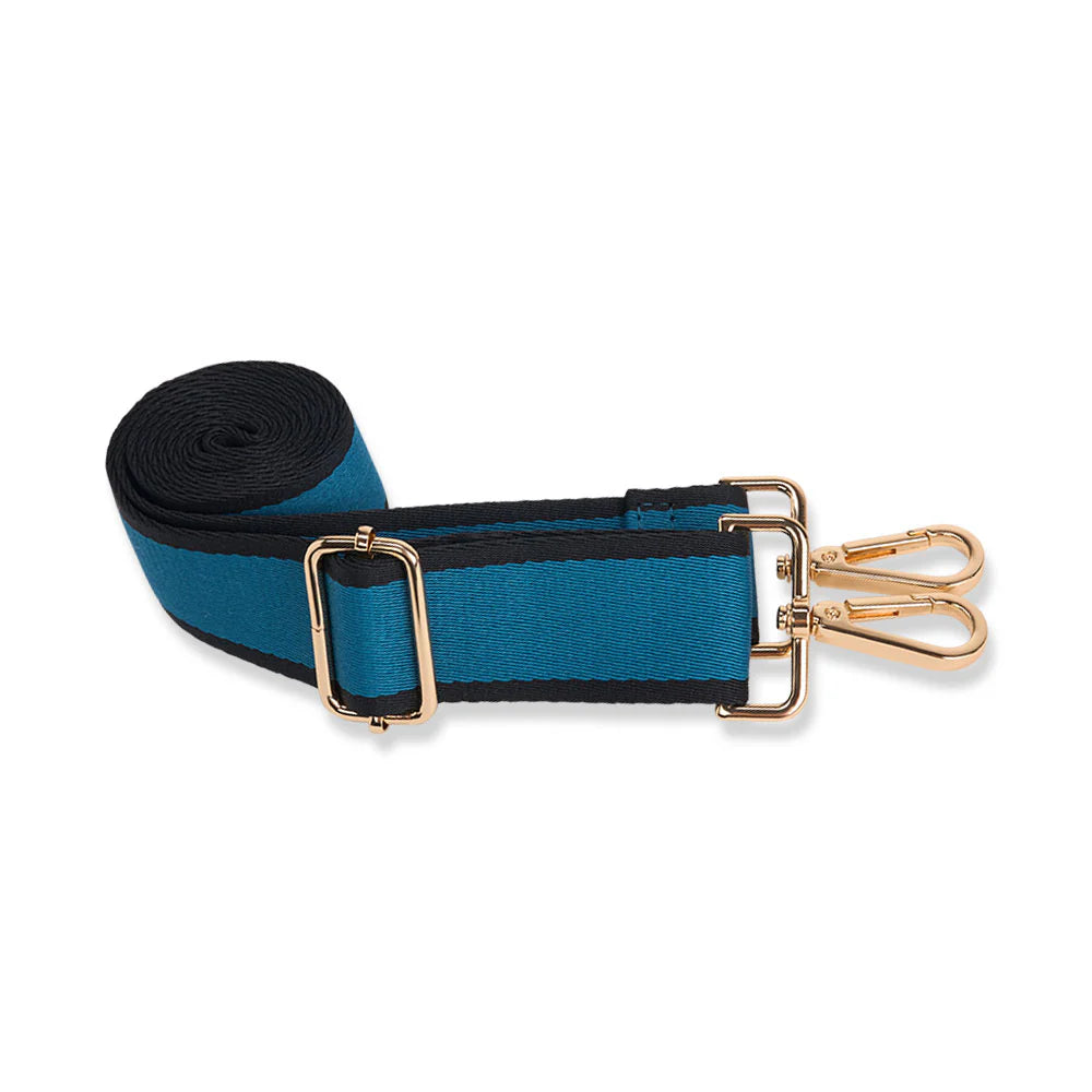 HydroBag Teal with Teal and Black Striped Strap