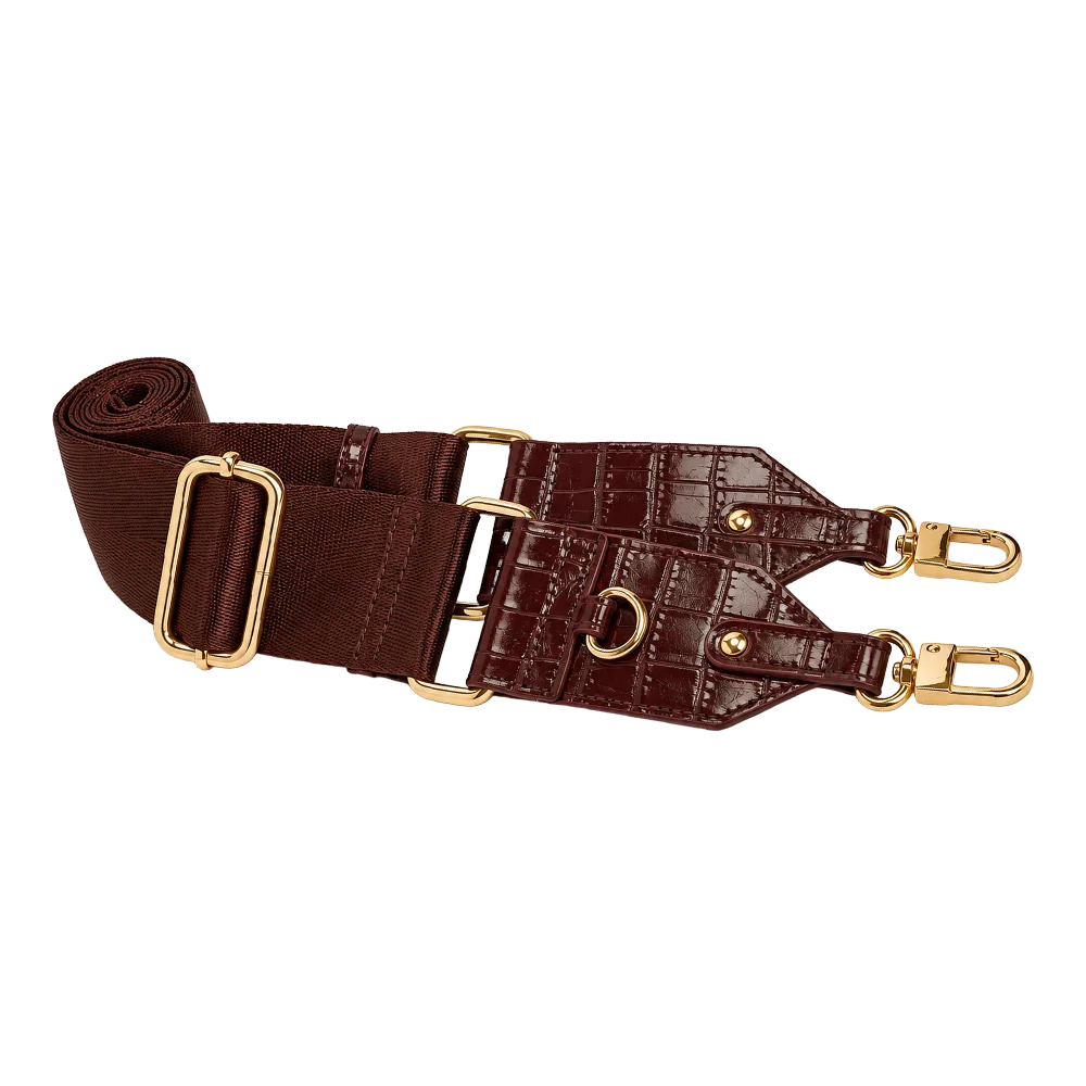 Merlot Faux Croc HydroBag® with 2 Straps