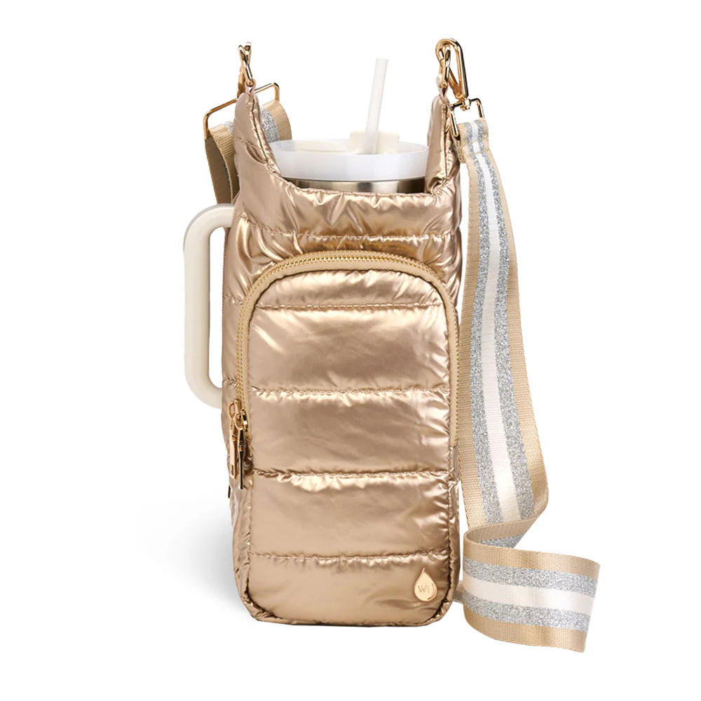HydroBag Handle Gold with Striped Strap