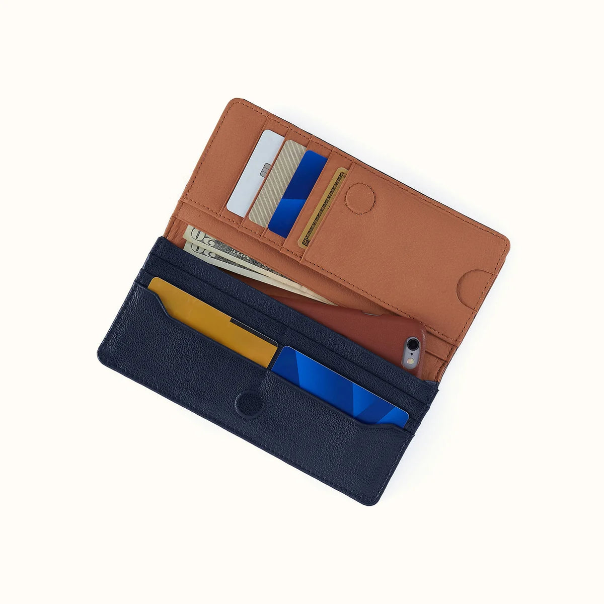 Hutton Large Wallet Ink Navy
