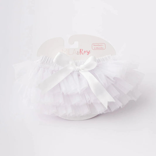 White Ruffle Tutu Bloomer