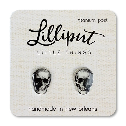 Lilliput Skull Earrings